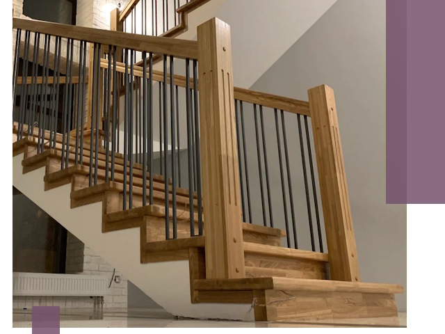 Реставрация деревянных и металлических лестниц в Каменске-Уральском