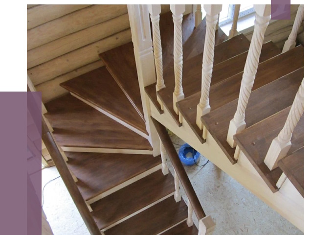 Реставрация деревянных лестниц в Каменске-Уральском от 4468 руб.