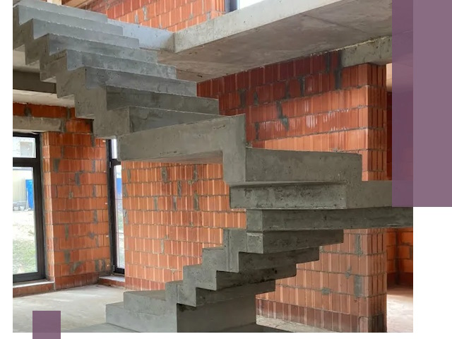 Изготовление бетонных лестниц под ключ в Каменске-Уральском