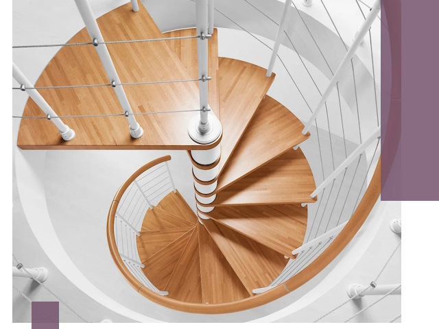 Изготовление винтовых лестниц под ключ в Каменске-Уральском