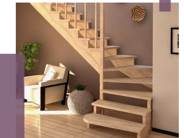 Изготовление Г-образных лестниц в Каменске-Уральском от 19680 руб. 