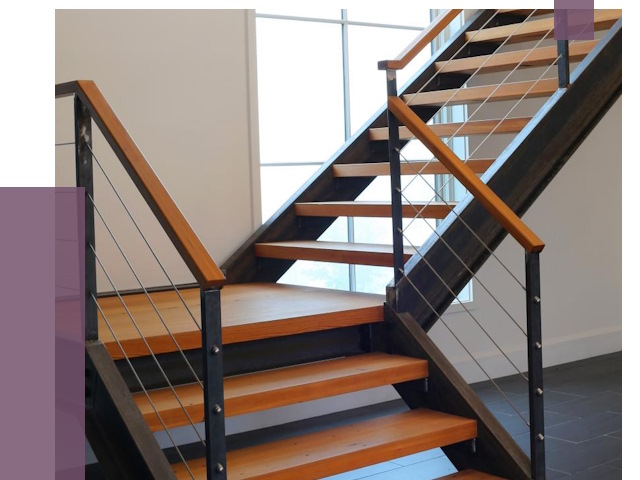Изготовление лестниц на металлокаркасе в Каменске-Уральском от 19680 руб. | ПРОЛЁТ-Кмн