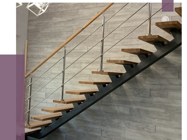 Изготовление лестниц на монокосоуре в Каменске-Уральском от 79253 руб. 