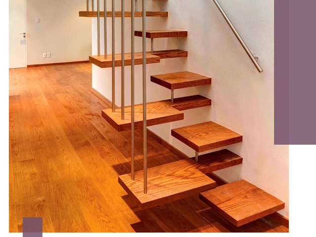 Лестницы «гусиный шаг» на заказ в Каменске-Уральском для узких пространств