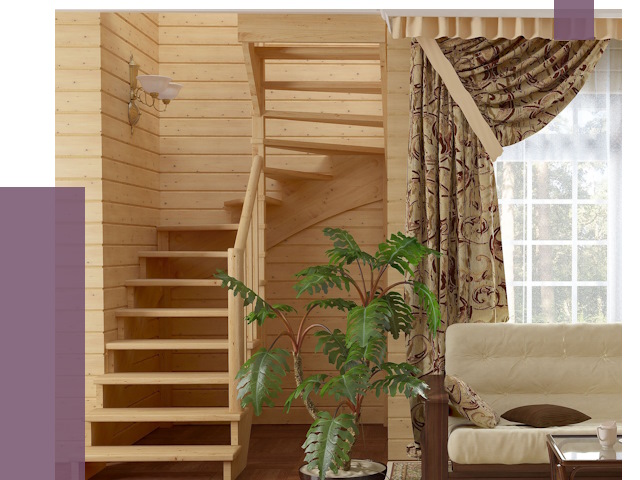 Лестницы для дачи в Каменске-Уральском от 78987 руб.  | ПРОЛЁТ-Кмн