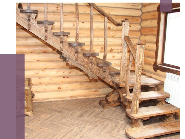 Лестницы в баню в Каменске-Уральском от 19893 руб. — изготовление | ПРОЛЁТ-Кмн