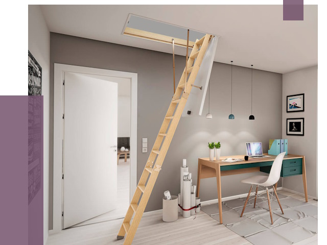 Чердачные лестницы в Каменске-Уральском — от 15159 руб. | ПРОЛЁТ-Кмн