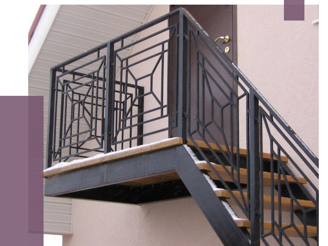 Металлические перила в Каменске-Уральском от 4468 руб.  | ПРОЛЁТ-Кмн