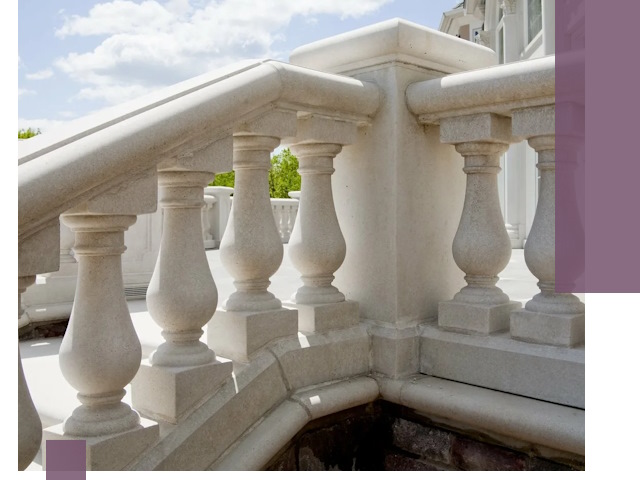 Балюстрады из металла и камня под ключ в Каменске-Уральском