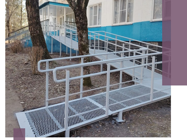 Пандусы под ключ в Каменске-Уральском: изготовление, монтаж и демонтаж