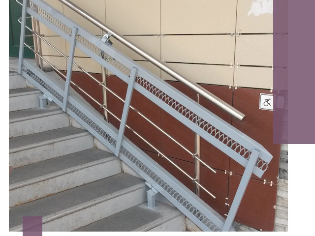 Изготовление откидных пандусов под ключ в Каменске-Уральском