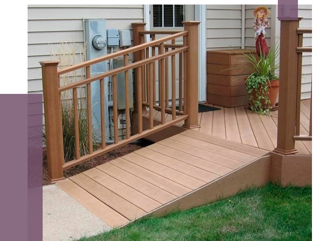 Пандус на крыльцо в Каменске-Уральском под ключ от 8085 руб.