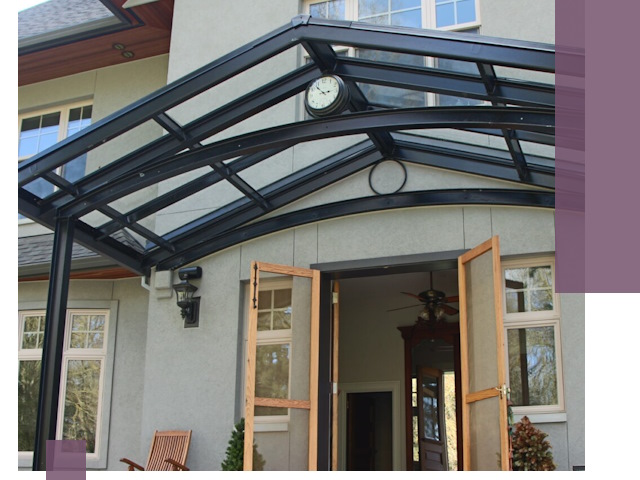 Изготовление и монтаж навесов и козырьков в Каменске-Уральском