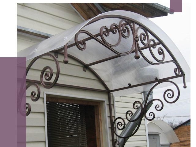 Изготовление козырьков в Каменске-Уральском от 7659 руб. — заказать | ПРОЛЁТ-Кмн