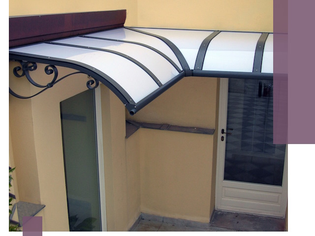 Монтаж козырьков любой сложности в Каменске-Уральском под ключ