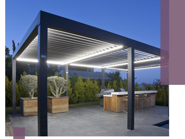 Навесы отдельно стоящие под ключ в Каменске-Уральском из металла и поликарбоната