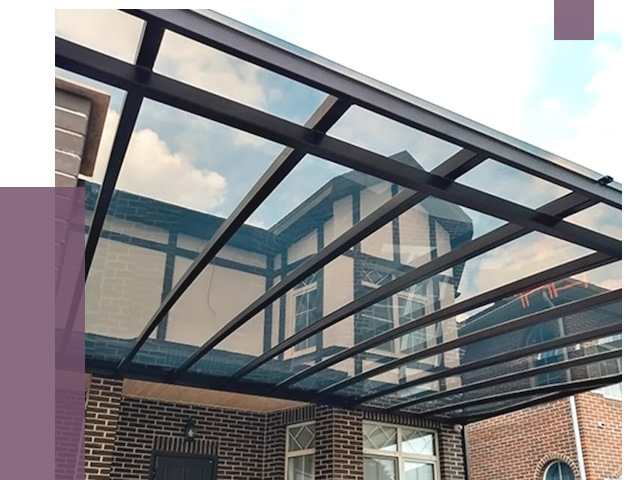 Навесы из поликарбоната в Каменске-Уральском от 8957 руб. под ключ — ПРОЛЁТ-Кмн