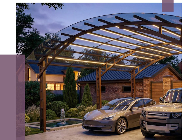 Металлические навесы в Каменске-Уральском от 13191 руб. под ключ — ПРОЛЁТ-Кмн