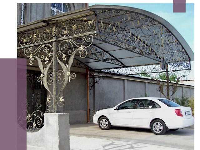 Кованые навесы в Каменске-Уральском от 15159 руб. | ПРОЛЁТ-Кмн