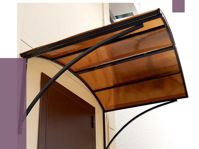 Недорогие козырьки в Каменске-Уральском от 7893 руб.  | ПРОЛЁТ-Кмн