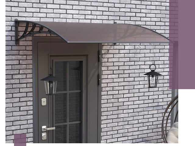 Недорогие козырьки и навесы под ключ в Каменске-Уральском