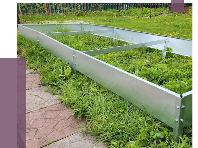 Металлические бордюры для грядок в Каменске-Уральском от 1862 руб. 