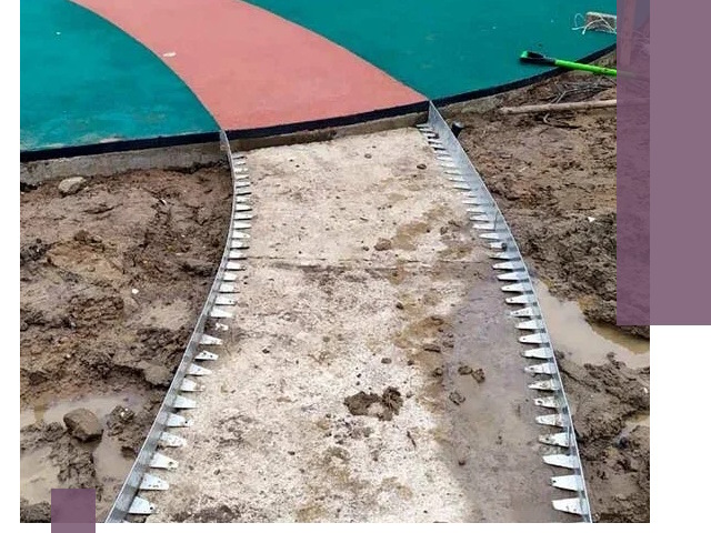 Металлические бордюры для дорожек в Каменске-Уральском — монтаж и изготовление