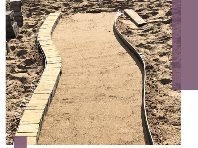 Металлические бордюры для тротуаров в Каменске-Уральском — прочные и долговечные