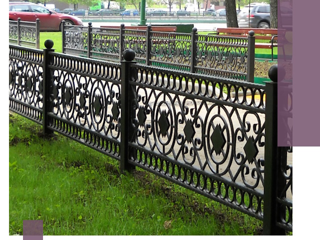 Секционные газонные ограждения под ключ в Каменске-Уральском