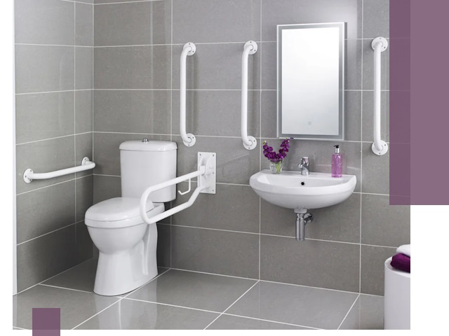 Поручни для санузлов в Каменске-Уральском: установка, ремонт и монтаж